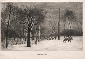 Invierno, 1862 de Felix Bracquemond