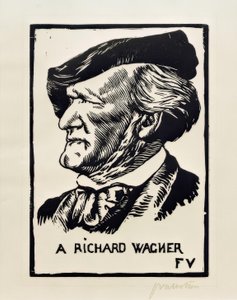 A Richard Wagner de Felix Edouard Vallotton