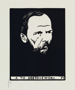 A Th. Dostoiewski, 1895 de Felix Edouard Vallotton