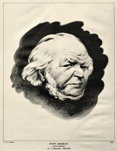 Retrato de Honoré Daumier