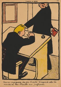Crímenes y castigos XVII, 774: Conjugarás de Felix Edouard Vallotton