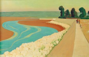Dique de Honfleur de Felix Edouard Vallotton