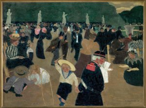 Jardín de Luxemburgo de Felix Edouard Vallotton