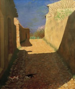 La calle soleada de Felix Edouard Vallotton