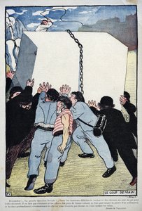 Le coup de assistance - La grande question sociale... de Felix Edouard Vallotton