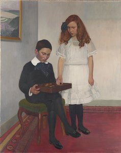 Los niños Hahnloser, 1912 de Felix Edouard Vallotton
