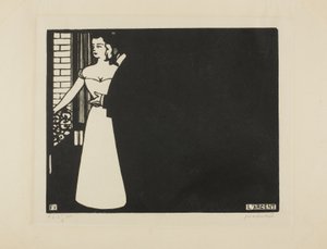 Dinero, placa cinco de "Intimidades" de Felix Edouard Vallotton