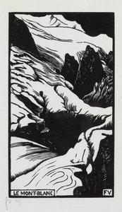 Mont-Blanc, 1892 de Felix Edouard Vallotton