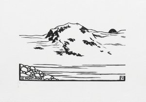 Mont-Rose de Felix Edouard Vallotton