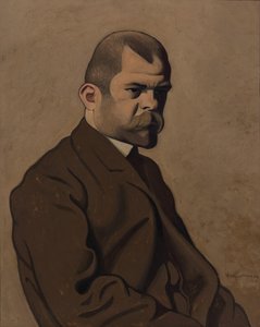 Retrato de Ambroise Vollard 1865-1939, 1902 de Felix Edouard Vallotton