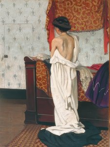 Desnudo de espaldas en un interior. 1902