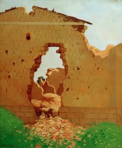 Ruinas en Souain de Felix Edouard Vallotton
