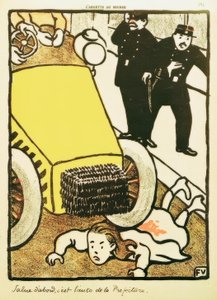 ¡Saluda primero, es el coche de la prefectura! de Felix Edouard Vallotton