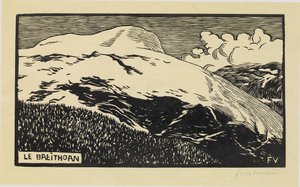 El Breithorn, 1892 de Felix Edouard Vallotton