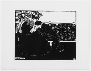 La Confidente, 1895 de Felix Edouard Vallotton