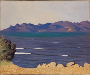 El Esterel y la Bahía de Cannes de Felix Edouard Vallotton