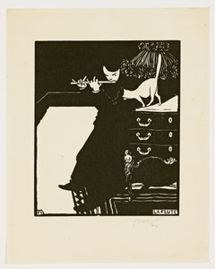 La Flauta, de la serie "Instrumentos Musicales", 1896-97 de Felix Edouard Vallotton