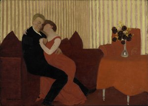 La Mentira, 1897 de Felix Edouard Vallotton
