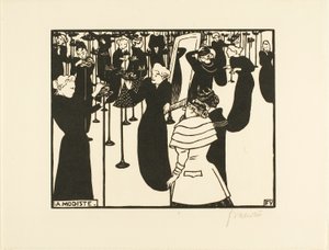 La Sombrerera de Felix Edouard Vallotton