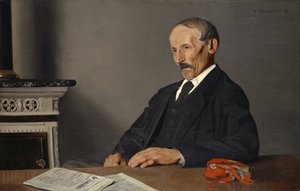 El viejo conserje, 1893 de Felix Edouard Vallotton