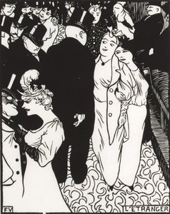 El extraño, 1894 de Felix Edouard Vallotton