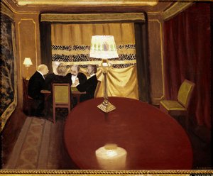 El juego de póker de Felix Edouard Vallotton