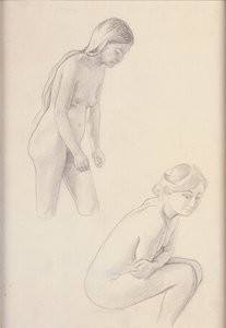 Dos desnudos de Felix Edouard Vallotton
