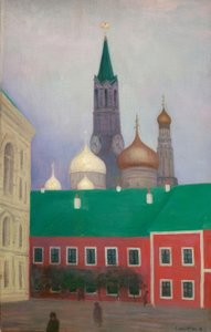 Vista tomada en el Kremlin por la tarde de Felix Edouard Vallotton