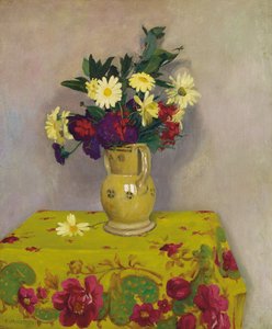 Margaritas amarillas y varias flores, 1911 de Felix Edouard Vallotton