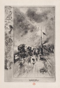 Un muelle en Inglaterra, 1879