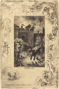 A cette lueur soudaine... de Felix Hilaire Buhot