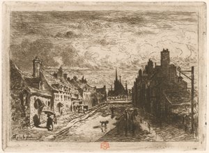 Après la pluie, 1873 o 1874 reeditado 1877 de Felix Hilaire Buhot