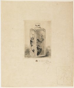 Caja de Té de Porcelana de Felix Hilaire Buhot