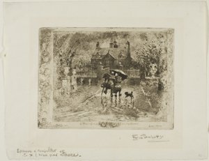 Vecinos del campo de Felix Hilaire Buhot