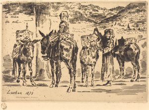 Hojas de Burros del Sur de Felix Hilaire Buhot
