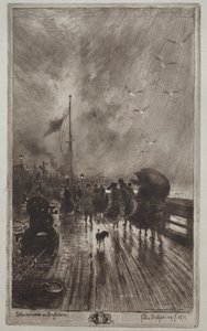 Desembarco en Inglaterra de Felix Hilaire Buhot