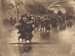 El Pequeño Entierro, 1878 de Felix Hilaire Buhot
