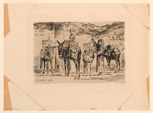 Los Burros del Mediodía de Felix Hilaire Buhot