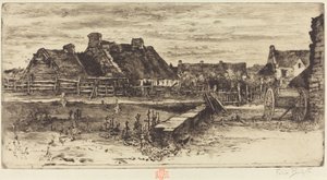 Las Grandes Chaumières de Felix Hilaire Buhot
