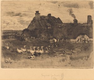 Les Petites Chaumières de Felix Hilaire Buhot