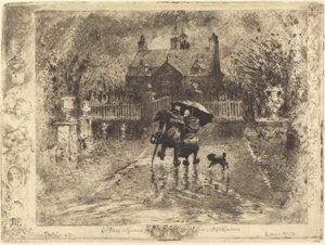 Los Vecinos del Campo, 1879-1880 de Felix Hilaire Buhot