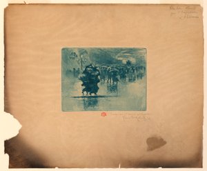 Calle Lluviosa de Felix Hilaire Buhot