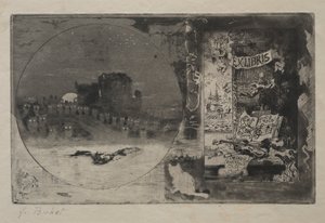 El castillo de los búhos de Felix Hilaire Buhot