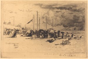 Tormenta en Trouville de Felix Hilaire Buhot