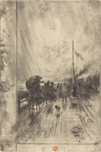 Un muelle en Inglaterra de Felix Hilaire Buhot