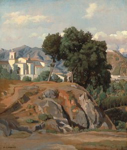 Vista de la Cava, c.1840 (óleo sobre lienzo) de Felix Hippolyte Lanoue