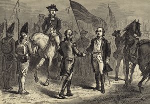 El General Lincoln recibe la Espada de Cornwallis del General O
