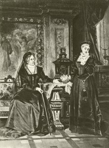 Bien está lo que bien acaba. Acto I, Escena III de Felix Octavius Carr Darley