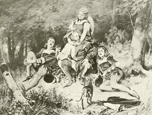 Como gustéis. Acto V, Escena III de Felix Octavius Carr Darley