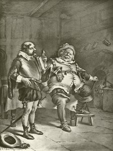 Primera Parte del Rey Enrique IV. Acto III, Escena III de Felix Octavius Carr Darley